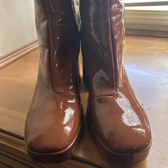 Steve Madden platform heel block heel - Picture 3 of 9